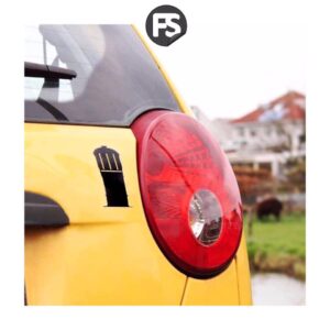 Watertorensticker Zwart